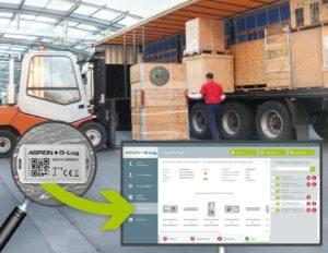 ASPION G-Log Schocküberwachung für Transporte mit Lage-Visualisierung - RGB-Format