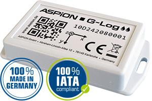 Transport Datenlogger Aspion G-Log Waterproof