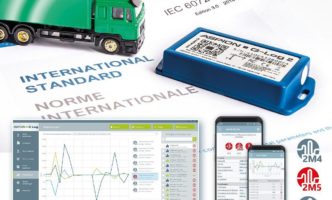 data logger monitors compliance with transport standards