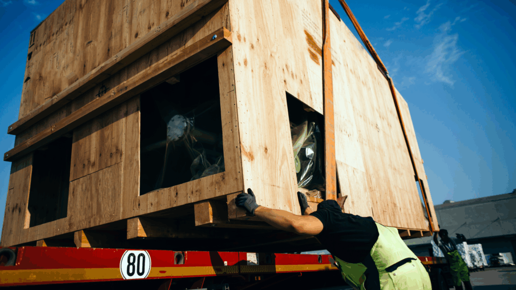 Digitale Transportüberwachung - Verladesituation Transportkiste